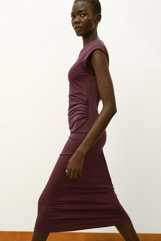 Robe midi asymétrique