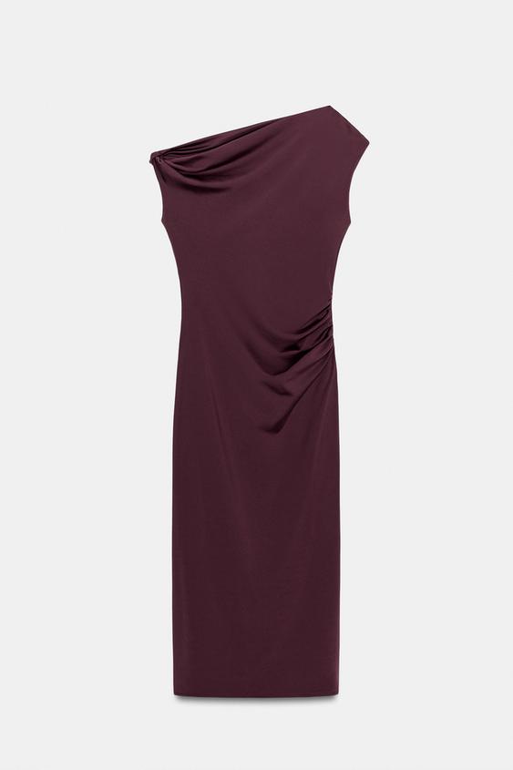 Robe midi asymétrique