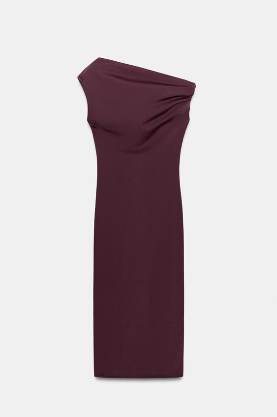 Robe midi asymétrique