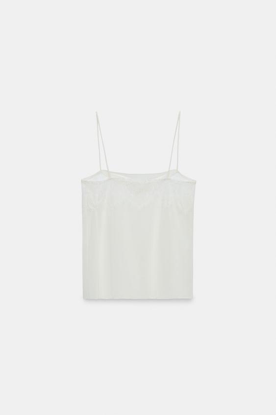 Top en dentelle