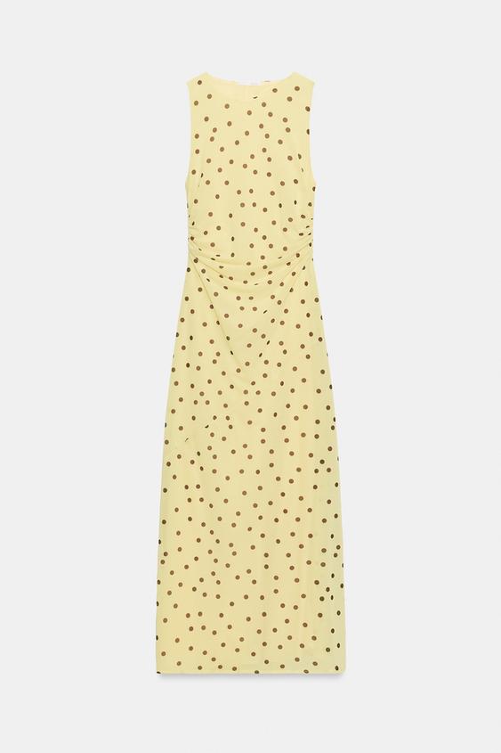 Robe fluide à pois