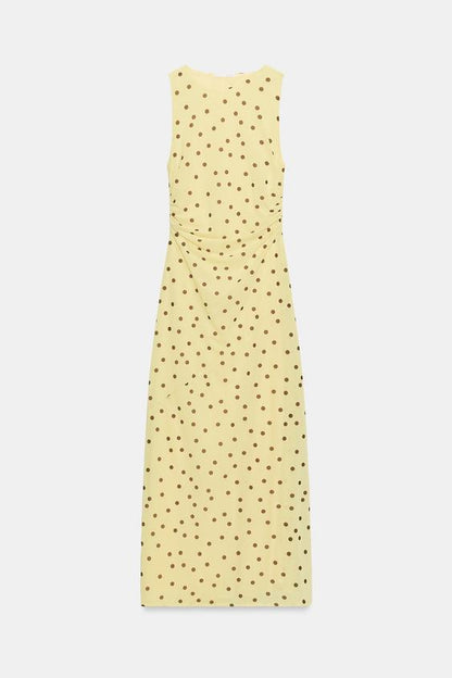Robe fluide à pois