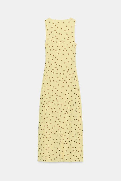 Robe fluide à pois