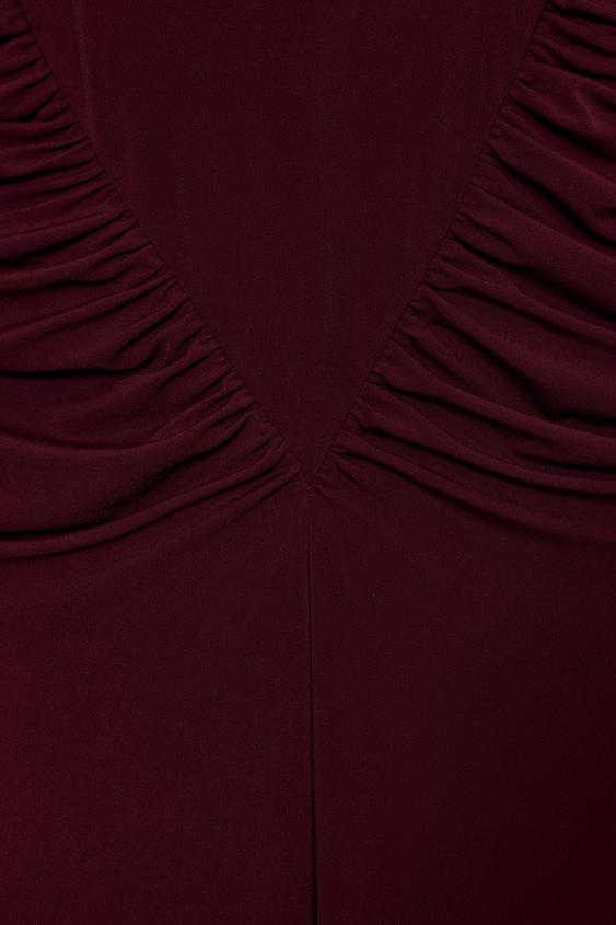 Robe corset drapée