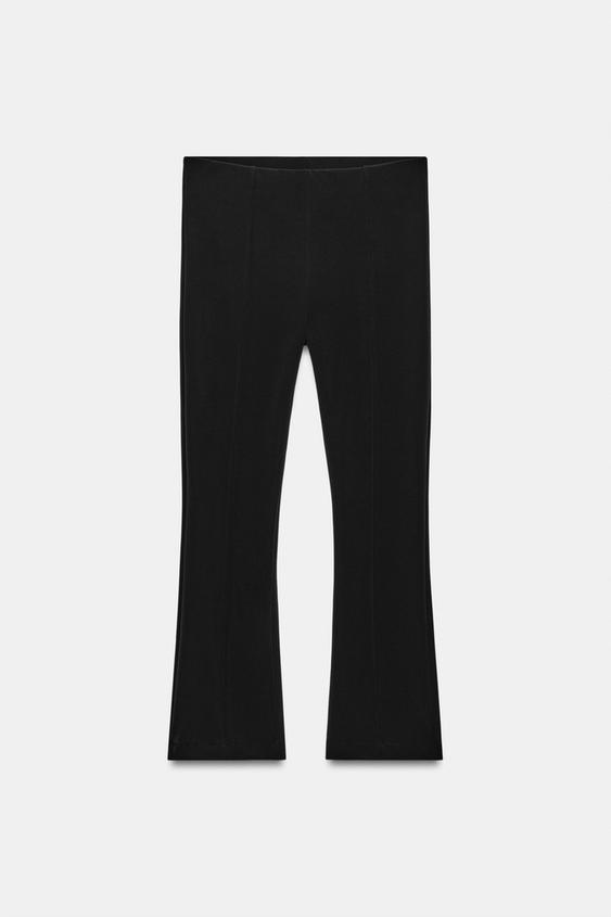 Legging évasé à nervure