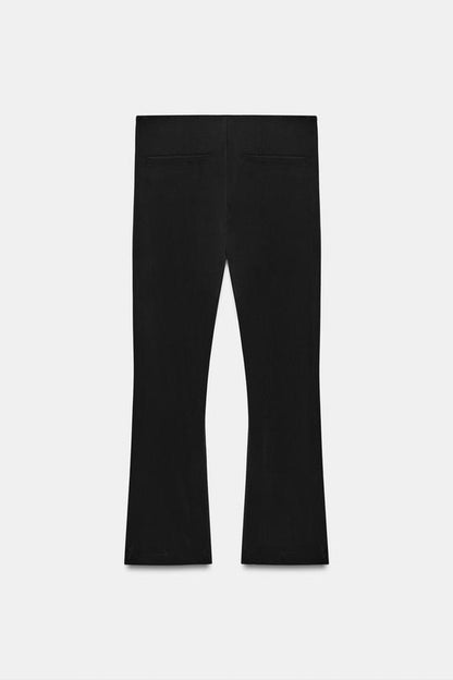 Legging évasé à nervure