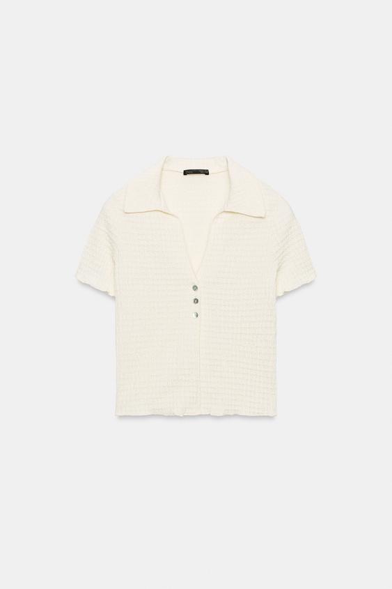 Veste courte texturée