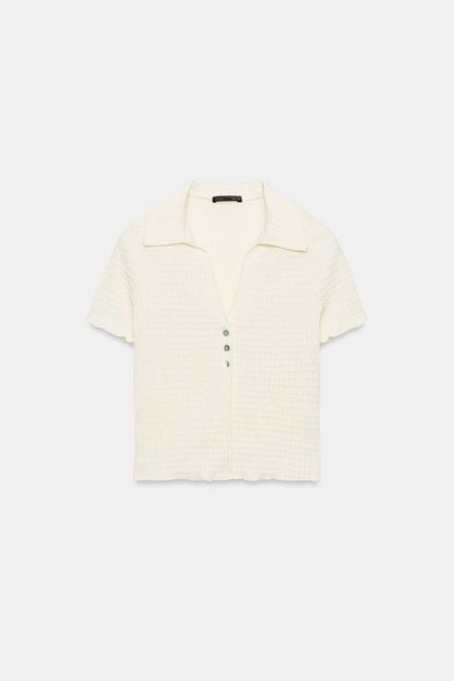 Veste courte texturée