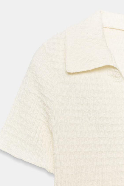 Veste courte texturée