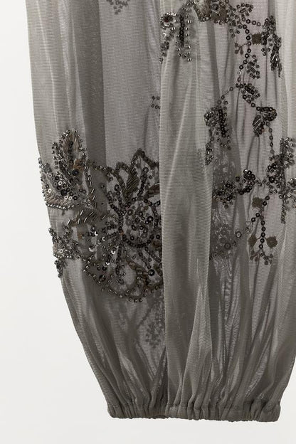 Pantalon bouffant brodé