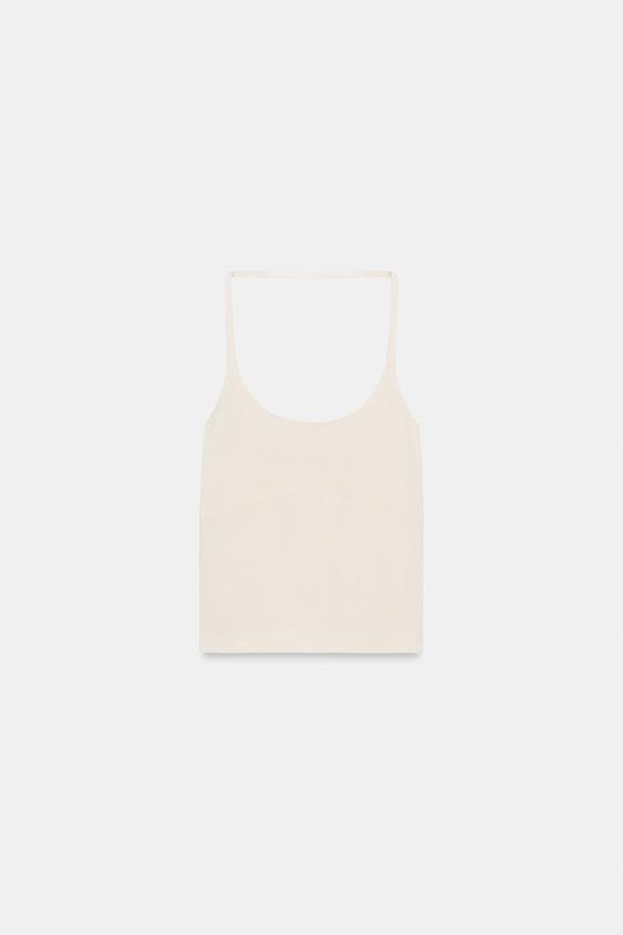 Top dos-nu sans coutures