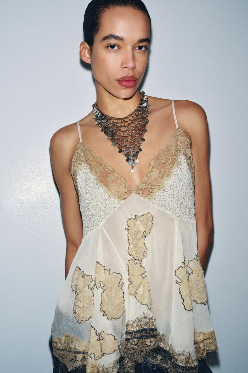 Top lingerie brodé ZW Collection