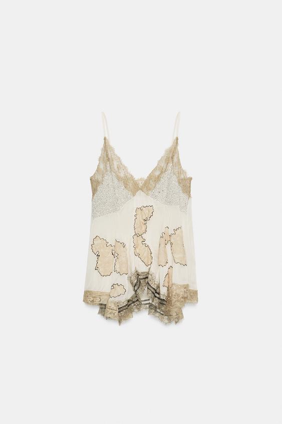 Top lingerie brodé ZW Collection