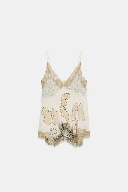 Top lingerie brodé ZW Collection