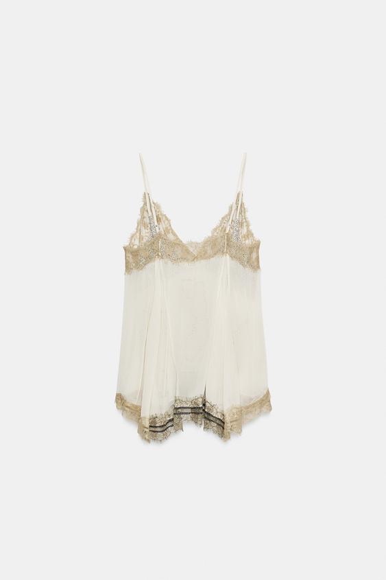 Top lingerie brodé ZW Collection