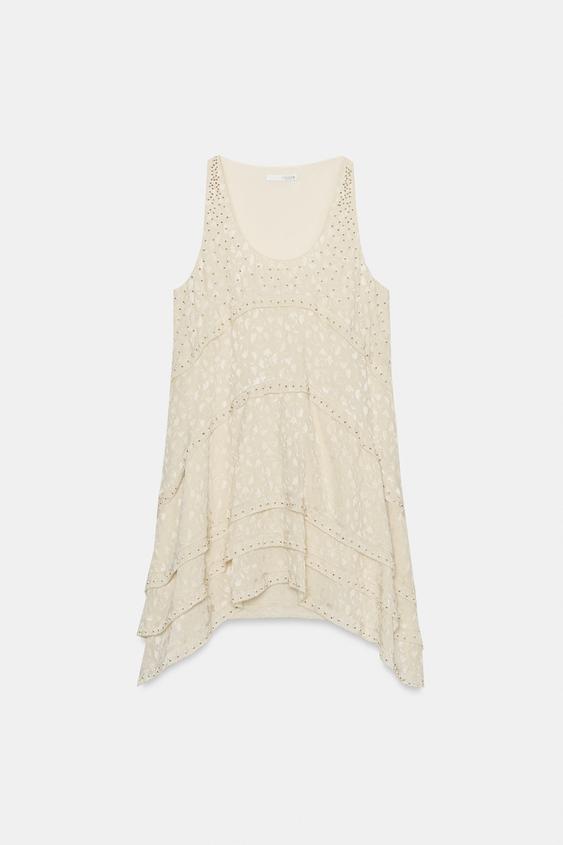 Robe courte en jacquard ZW Collection