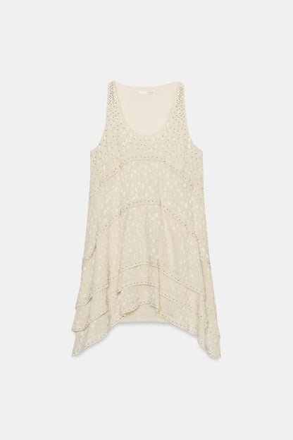 Robe courte en jacquard ZW Collection