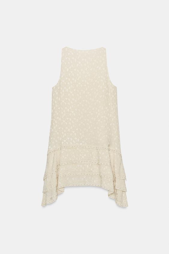 Robe courte en jacquard ZW Collection