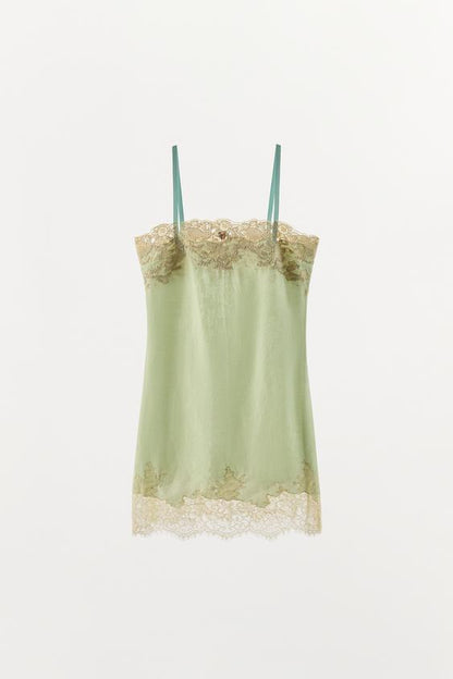 Robe en jacquard en dentelle ZW Collection