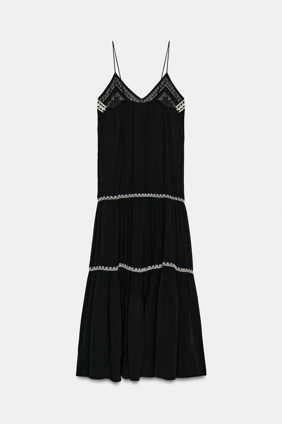 Robe longue brodée ZW Collection