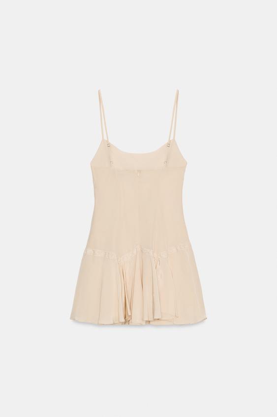 Robe nuisette brodée