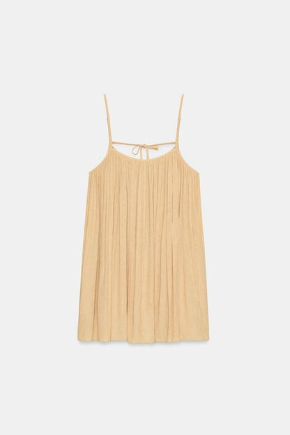 Robe mini texturée à volume