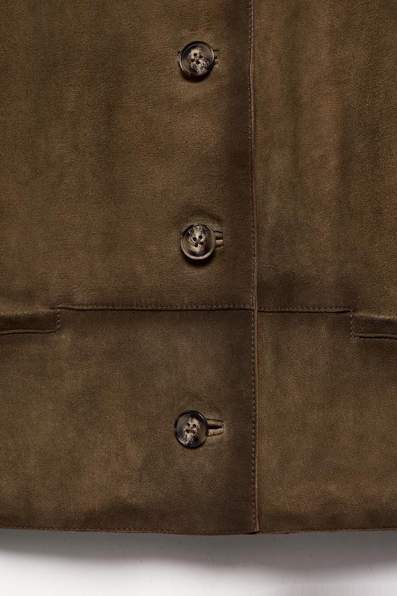 Blouson 100 % cuir ZW Collection Édition limitée