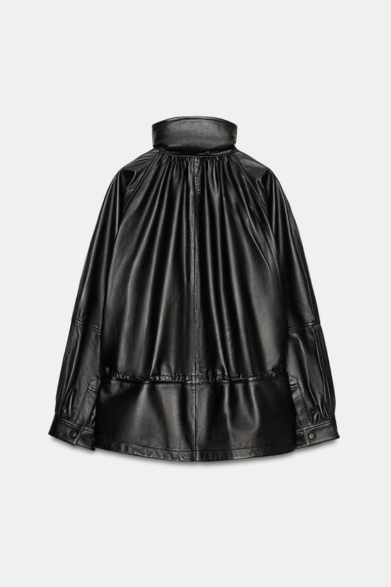 Veste 100 % cuir ZW Collection Édition limitée