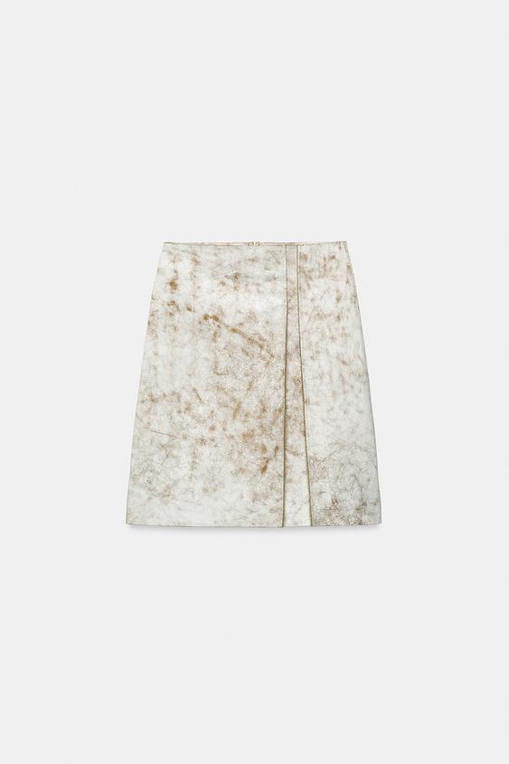 Jupe en cuir ZW Collection Édition limitée