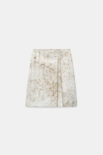 Jupe en cuir ZW Collection Édition limitée