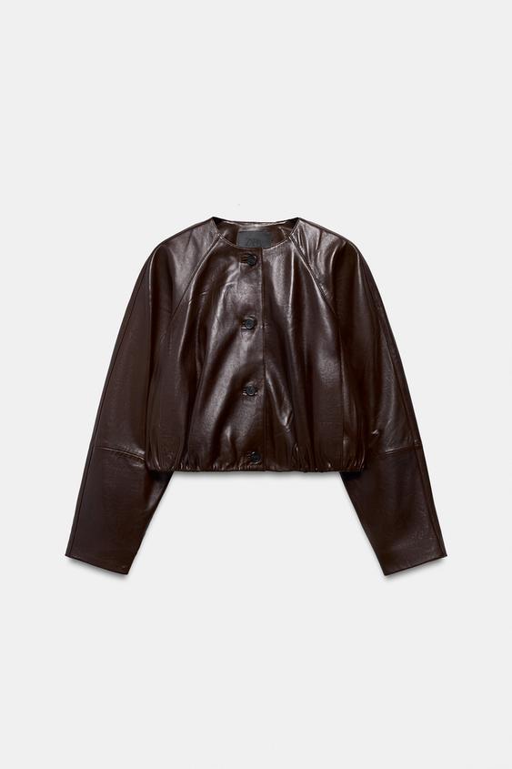 Veste en cuir ZW Collection Édition limitée