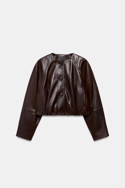Veste en cuir ZW Collection Édition limitée