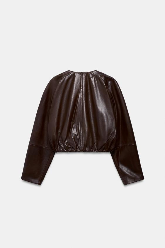 Veste en cuir ZW Collection Édition limitée