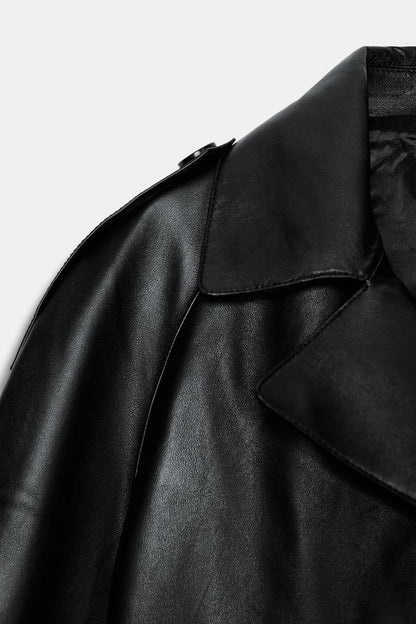 Blouson 100 % cuir ZW Collection Édition limitée