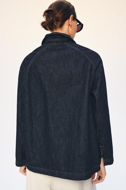 Veste en denim à brandebourgs ZW Collection