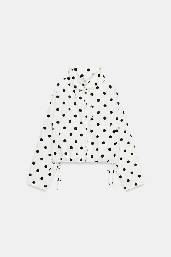 Veste à pois