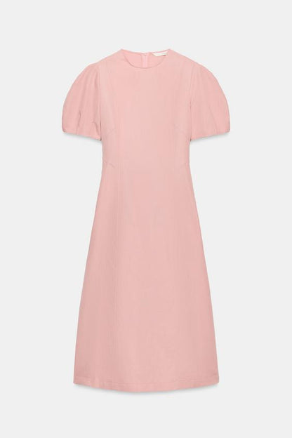 Robe midi en lin ZW Collection