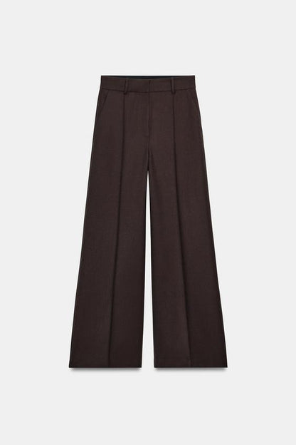 Pantalon minimaliste à jambe large ZW Collection