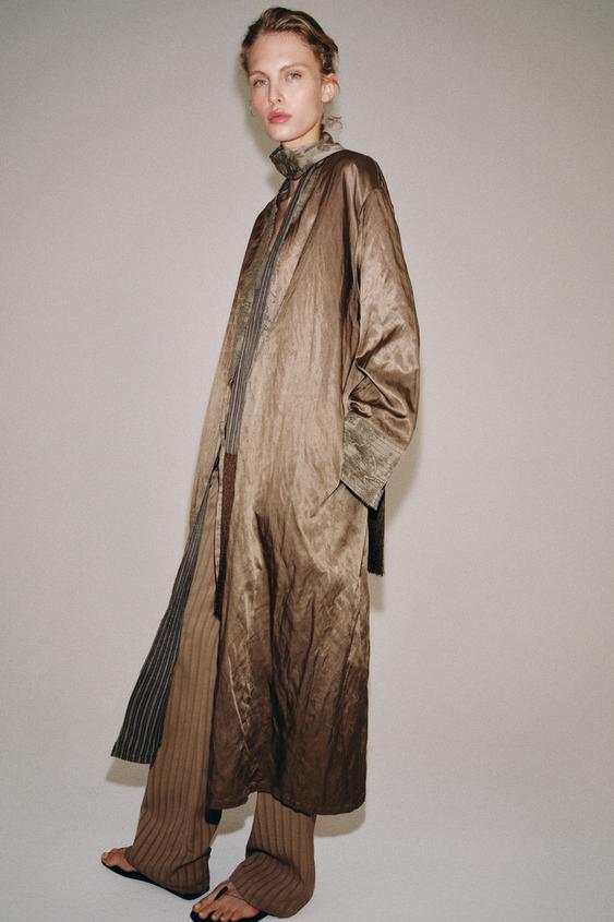 Kimono en jacquard effet foulard ZW Collection