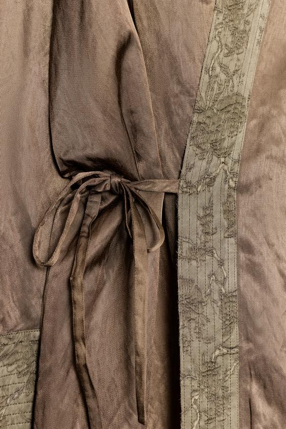 Kimono en jacquard effet foulard ZW Collection