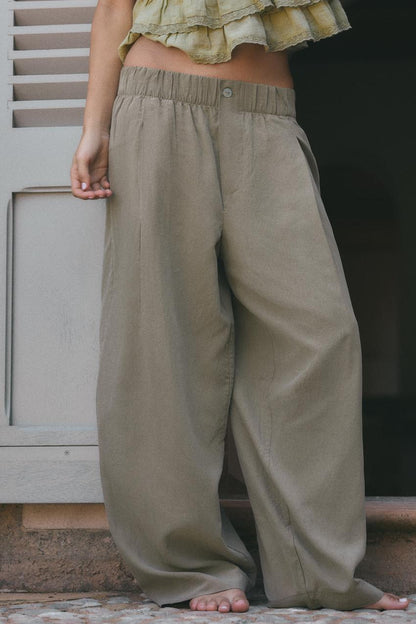 Pantalon fluide longueur cheville