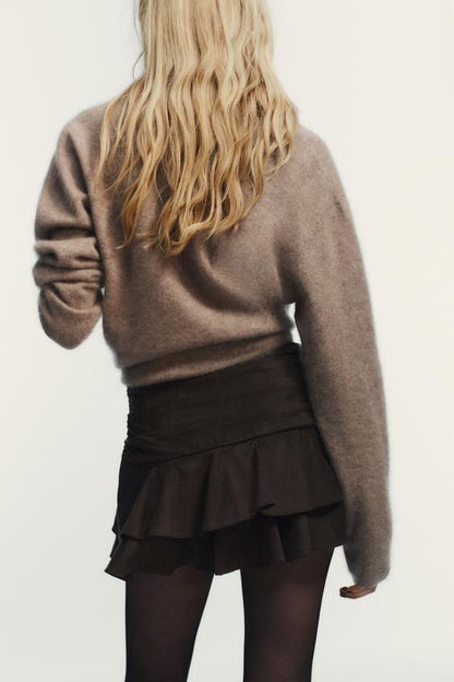 Jupe-culotte à volants