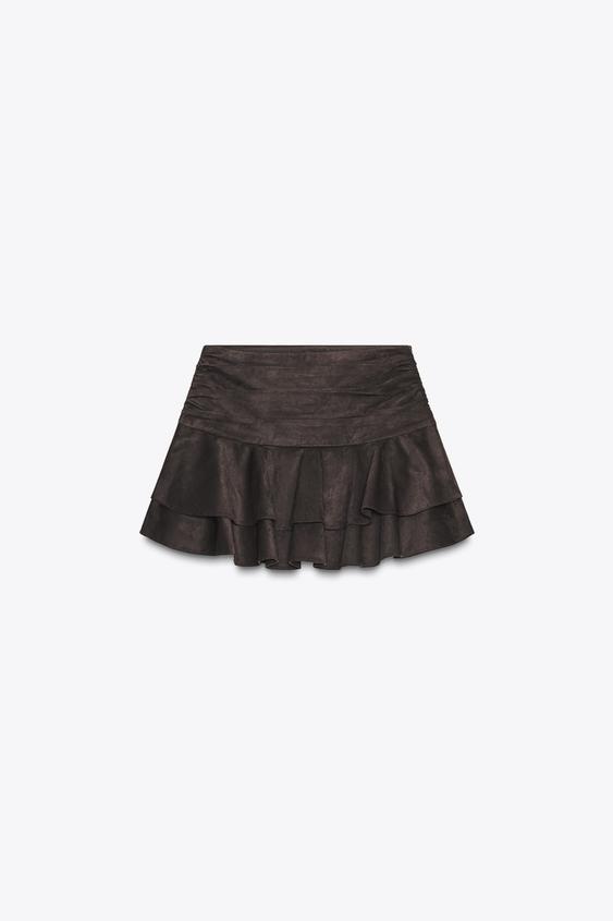Jupe-culotte à volants