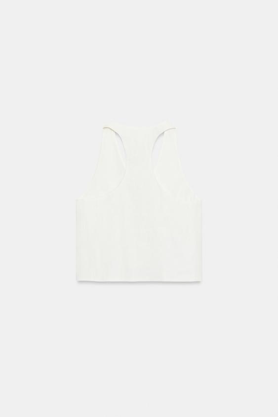 Gilet à boutons en lin