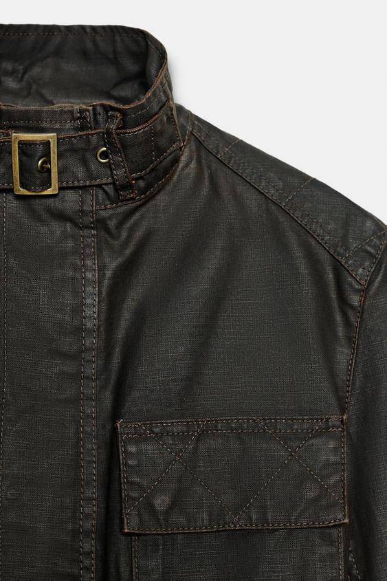 Veste effet cirée ZW Collection