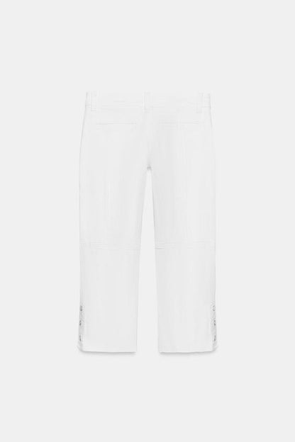 Jean ZW Collection capri taille mi-haute