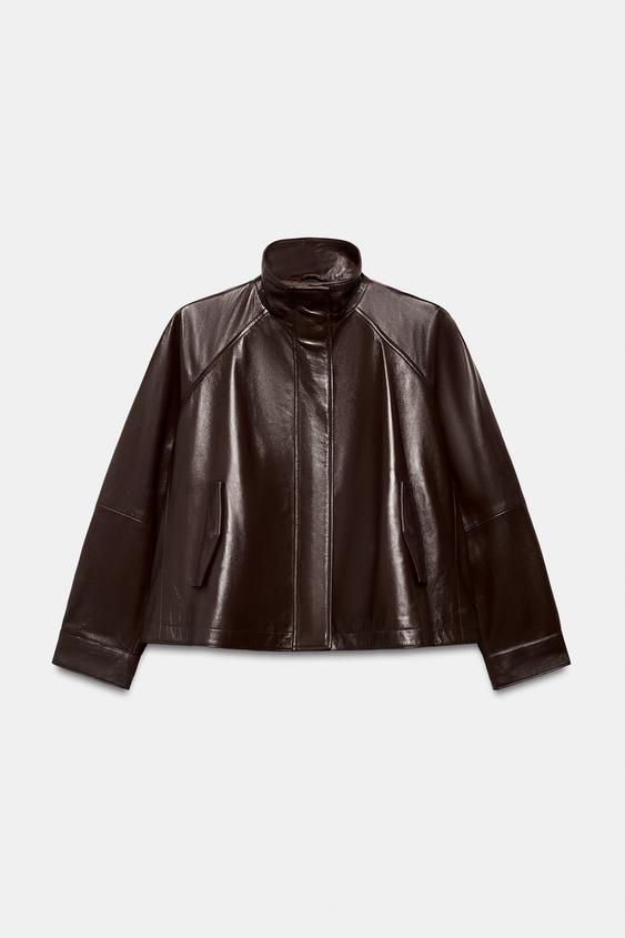 Veste bomber 100 % cuir ZW Collection