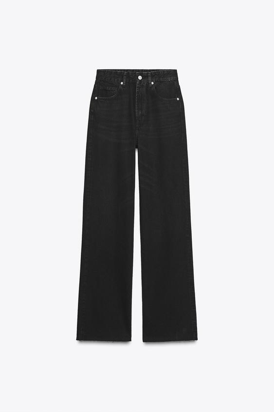 Jean TRF à jambe large taille haute