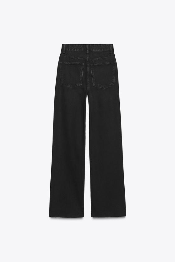 Jean TRF à jambe large taille haute