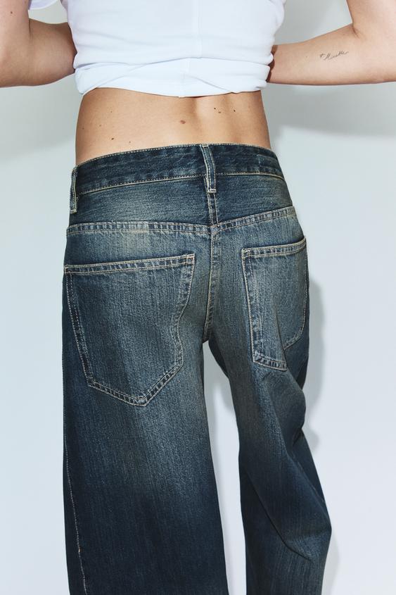 Jean TRF oversize taille mi-haute